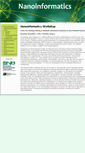 Mobile Screenshot of nanoinformatics.org