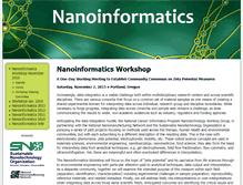 Tablet Screenshot of nanoinformatics.org